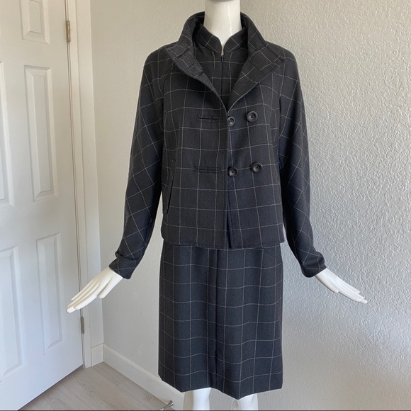 armani collezioni plaid jacket and dress - Picture 1 of 13